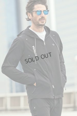 画像1: 1piu1uguale3 RELAX ウノピゥウノウグァーレトレ リラックス 縦ロゴランニングパーカー{-BCS}