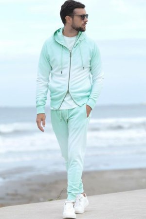 画像3: 【 40%OFF セール19,800円→11,880円】 1piu1uguale3 RELAX ウノピゥウノウグァーレトレ リラックス グラデーションスウェットパーカー{-BDS}