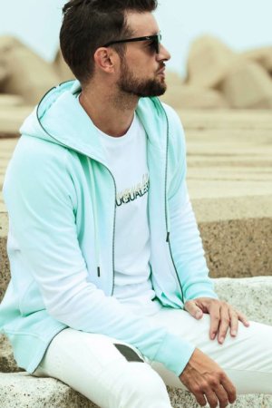 画像5: 【 40%OFF セール19,800円→11,880円】 1piu1uguale3 RELAX ウノピゥウノウグァーレトレ リラックス グラデーションスウェットパーカー{-BDS}