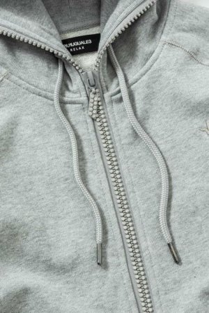 画像7: 【 40%OFF セール18,920円→11,352円】 1piu1uguale3 RELAX ウノピゥウノウグァーレトレ リラックス グリッターロゴジップパーカー{-BDS}