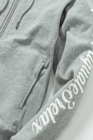 画像8: 【 40%OFF セール18,920円→11,352円】 1piu1uguale3 RELAX ウノピゥウノウグァーレトレ リラックス グリッターロゴジップパーカー{-BDS}