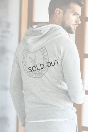 画像1: {SOLD}1piu1uguale3 RELAX ウノピゥウノウグァーレトレ リラックス サークルロゴパイピングパーカー{-BDS}