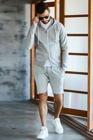 画像4: 【 40%OFF セール19,800円→11,880円】 1piu1uguale3 RELAX ウノピゥウノウグァーレトレ リラックス サークルロゴパイピングパーカー{-BDS}