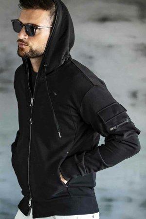 画像2: 【 30%OFF セール18,920円→13,244円】 1piu1uguale3 RELAX ウノピゥウノウグァーレトレ リラックス スウェットカーゴパーカー{-BES}