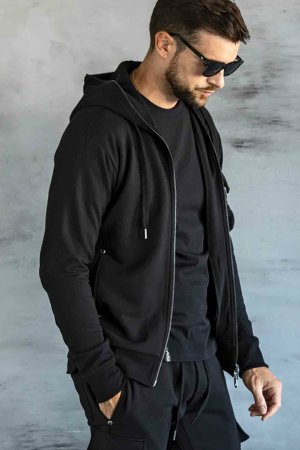 画像6: 【 30%OFF セール18,920円→13,244円】 1piu1uguale3 RELAX ウノピゥウノウグァーレトレ リラックス スウェットカーゴパーカー{-BES}