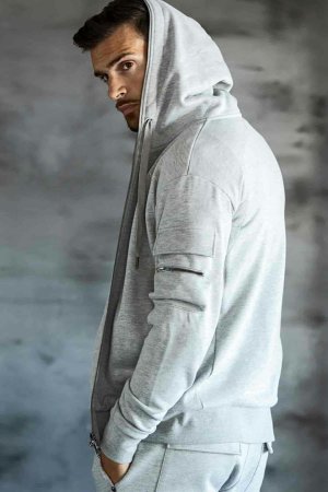 画像2: 【 30%OFF セール18,920円→13,244円】 1piu1uguale3 RELAX ウノピゥウノウグァーレトレ リラックス スウェットカーゴパーカー{-BES}