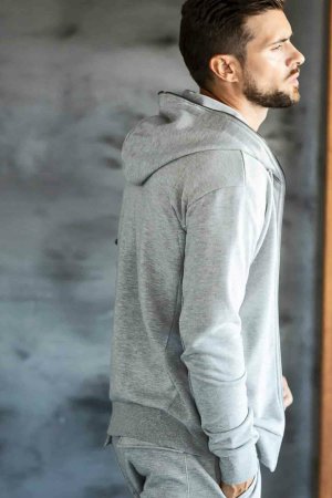 画像4: 【 30%OFF セール18,920円→13,244円】 1piu1uguale3 RELAX ウノピゥウノウグァーレトレ リラックス スウェットカーゴパーカー{-BES}