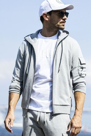 画像9: 【 30%OFF セール18,920円→13,244円】 1piu1uguale3 RELAX ウノピゥウノウグァーレトレ リラックス スウェットカーゴパーカー{-BES}