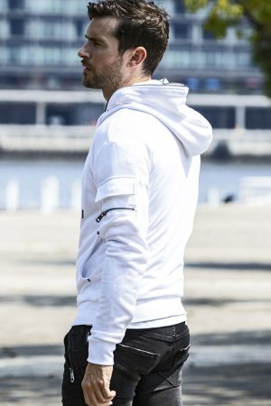 画像2: 【 30%OFF セール18,920円→13,244円】 1piu1uguale3 RELAX ウノピゥウノウグァーレトレ リラックス スウェットカーゴパーカー{-BES}