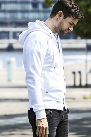 画像4: 【 30%OFF セール18,920円→13,244円】 1piu1uguale3 RELAX ウノピゥウノウグァーレトレ リラックス スウェットカーゴパーカー{-BES}