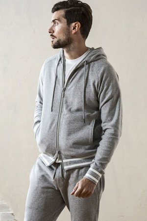 画像2: 【 40%OFF セール19,910円→11,946円】 1piu1uguale3 RELAX ウノピゥウノウグァーレトレ リラックス ラインストーンジップロゴパーカー{-BDA}