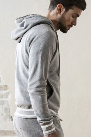 画像5: 【 40%OFF セール19,910円→11,946円】 1piu1uguale3 RELAX ウノピゥウノウグァーレトレ リラックス ラインストーンジップロゴパーカー{-BDA}