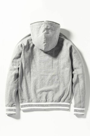 画像10: 【 40%OFF セール19,910円→11,946円】 1piu1uguale3 RELAX ウノピゥウノウグァーレトレ リラックス ラインストーンジップロゴパーカー{-BDA}