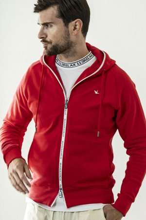 画像1: 【周年記念 24%OFF ｜18,920円→14,379円】 1piu1uguale3 RELAX ウノピゥウノウグァーレトレ リラックス ジップロゴスウェットパーカー{-BDA}