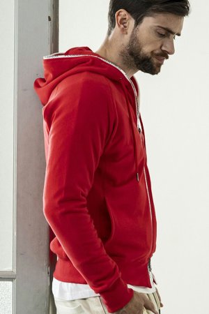 画像5: 【 40%OFF セール18,920円→11,352円】 1piu1uguale3 RELAX ウノピゥウノウグァーレトレ リラックス ジップロゴスウェットパーカー{-BDA}