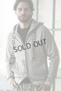 {SOLD}1piu1uguale3 RELAX ウノピゥウノウグァーレトレ リラックス ワイドスピンドルロゴスウェットパーカー{-BDA}