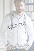 {SOLD}1piu1uguale3 RELAX ウノピゥウノウグァーレトレ リラックス ワイドスピンドルロゴスウェットパーカー{-BDA}