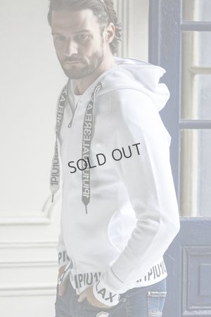 画像2: {SOLD}1piu1uguale3 RELAX ウノピゥウノウグァーレトレ リラックス ワイドスピンドルロゴスウェットパーカー{-BDA}