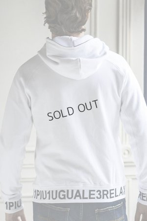 画像3: {SOLD}1piu1uguale3 RELAX ウノピゥウノウグァーレトレ リラックス ワイドスピンドルロゴスウェットパーカー{-BDA}