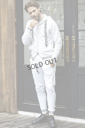 画像8: {SOLD}1piu1uguale3 RELAX ウノピゥウノウグァーレトレ リラックス ワイドスピンドルロゴスウェットパーカー{-BDA}