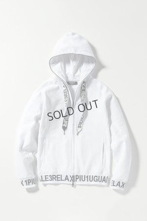 画像11: {SOLD}1piu1uguale3 RELAX ウノピゥウノウグァーレトレ リラックス ワイドスピンドルロゴスウェットパーカー{-BDA}