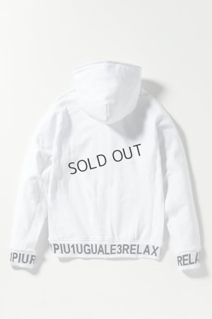 画像12: {SOLD}1piu1uguale3 RELAX ウノピゥウノウグァーレトレ リラックス ワイドスピンドルロゴスウェットパーカー{-BDA}