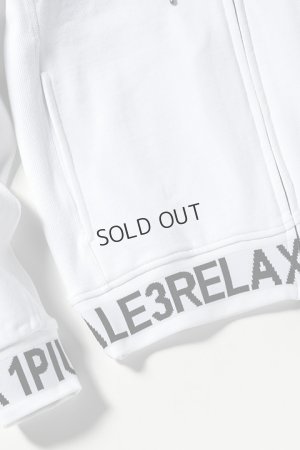 画像16: {SOLD}1piu1uguale3 RELAX ウノピゥウノウグァーレトレ リラックス ワイドスピンドルロゴスウェットパーカー{-BDA}
