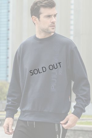 画像1: {SOLD}1piu1uguale3 RELAX ウノピゥウノウグァーレトレ リラックス ポーラテック縦ロゴプルオーバー{-BDA}