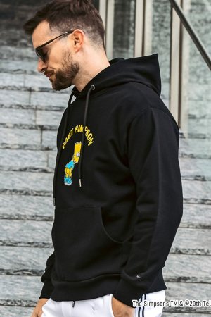 画像2: 【 30%OFF セール｜17,930円→12,551円】 1piu1uguale3 RELAX ウノピゥウノウグァーレトレ リラックス /The Simpsons/バート・シンプソン/フーディー{-BES}