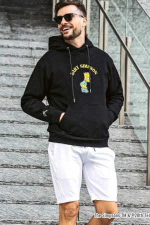 画像5: 【 30%OFF セール｜17,930円→12,551円】 1piu1uguale3 RELAX ウノピゥウノウグァーレトレ リラックス /The Simpsons/バート・シンプソン/フーディー{-BES}