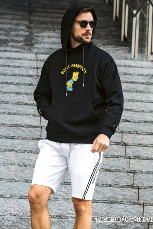 画像11: 【 30%OFF セール｜17,930円→12,551円】 1piu1uguale3 RELAX ウノピゥウノウグァーレトレ リラックス /The Simpsons/バート・シンプソン/フーディー{-BES}