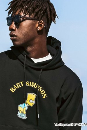画像15: 【 30%OFF セール｜17,930円→12,551円】 1piu1uguale3 RELAX ウノピゥウノウグァーレトレ リラックス /The Simpsons/バート・シンプソン/フーディー{-BES}