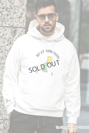 画像1: {SOLD}1piu1uguale3 RELAX ウノピゥウノウグァーレトレ リラックス /The Simpsons/バート・シンプソン/フーディー{-BES}