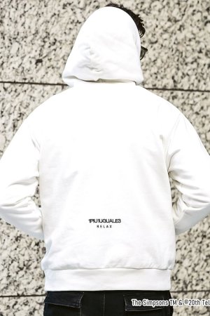 画像3: 【 30%OFF セール｜17,930円→12,551円】 1piu1uguale3 RELAX ウノピゥウノウグァーレトレ リラックス /The Simpsons/バート・シンプソン/フーディー{-BES}