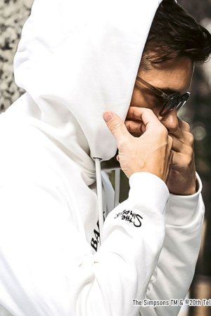 画像6: 【 30%OFF セール｜17,930円→12,551円】 1piu1uguale3 RELAX ウノピゥウノウグァーレトレ リラックス /The Simpsons/バート・シンプソン/フーディー{-BES}