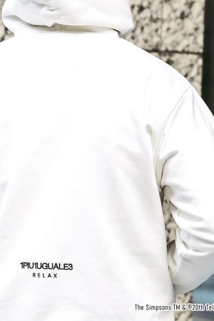 画像7: 【 30%OFF セール｜17,930円→12,551円】 1piu1uguale3 RELAX ウノピゥウノウグァーレトレ リラックス /The Simpsons/バート・シンプソン/フーディー{-BES}