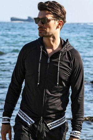 画像12: 【 30%OFF セール18,920円→13,244円】 1piu1uguale3 RELAX ウノピゥウノウグァーレトレ リラックス ヘムロゴラッシュガードフーディー{-BES}