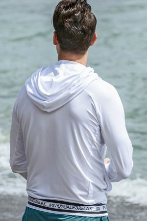 画像3: 【 30%OFF セール18,920円→13,244円】 1piu1uguale3 RELAX ウノピゥウノウグァーレトレ リラックス ヘムロゴラッシュガードフーディー{-BES}