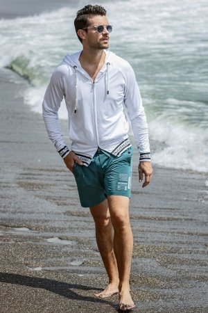 画像6: 【 30%OFF セール18,920円→13,244円】 1piu1uguale3 RELAX ウノピゥウノウグァーレトレ リラックス ヘムロゴラッシュガードフーディー{-BES}