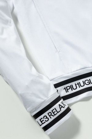 画像15: 【 30%OFF セール18,920円→13,244円】 1piu1uguale3 RELAX ウノピゥウノウグァーレトレ リラックス ヘムロゴラッシュガードフーディー{-BES}