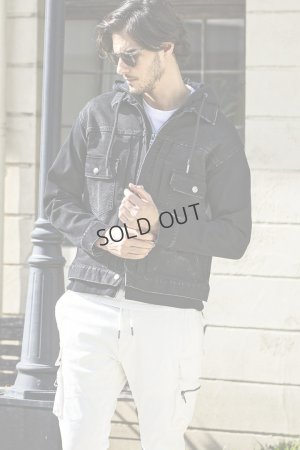 画像6: {SOLD}1piu1uguale3 RELAX ウノピゥウノウグァーレトレ リラックス デニムジャケットフーディー{-BES}