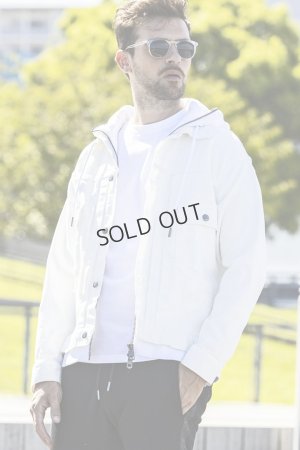 画像5: {SOLD}1piu1uguale3 RELAX ウノピゥウノウグァーレトレ リラックス デニムジャケットフーディー{-BES}