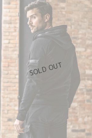 画像2: {SOLD}1piu1uguale3 RELAX ウノピゥウノウグァーレトレ リラックス ビッグファスナーカーゴポケットスウェットパーカー{-BEA}