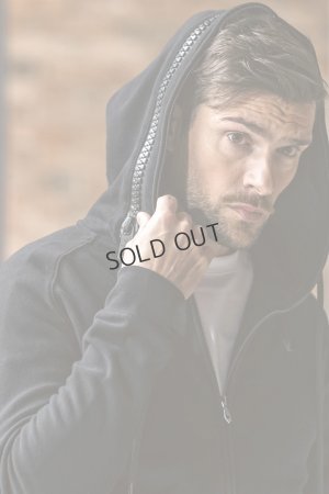 画像4: {SOLD}1piu1uguale3 RELAX ウノピゥウノウグァーレトレ リラックス ビッグファスナーカーゴポケットスウェットパーカー{-BEA}