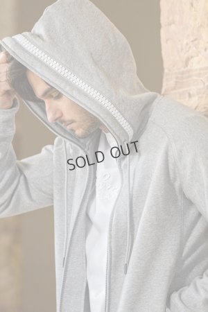 画像2: 1piu1uguale3 RELAX ウノピゥウノウグァーレトレ リラックス ビッグファスナーカーゴポケットスウェットパーカー{-BEA}