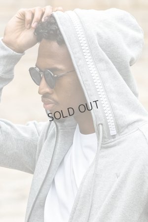 画像11: 1piu1uguale3 RELAX ウノピゥウノウグァーレトレ リラックス ビッグファスナーカーゴポケットスウェットパーカー{-BEA}