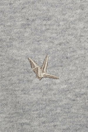 画像13: 1piu1uguale3 RELAX ウノピゥウノウグァーレトレ リラックス レザーパッチスウェットプルオーバーフーディー{-BEA}