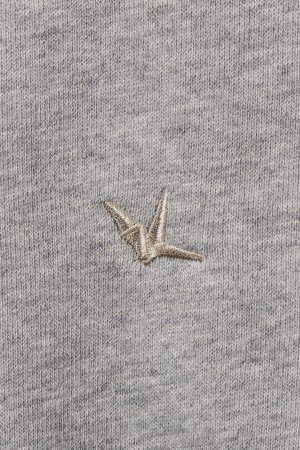 画像15: 1piu1uguale3 RELAX ウノピゥウノウグァーレトレ リラックス レザーパッチスウェットクルーネックプルオーバー{-BEA}