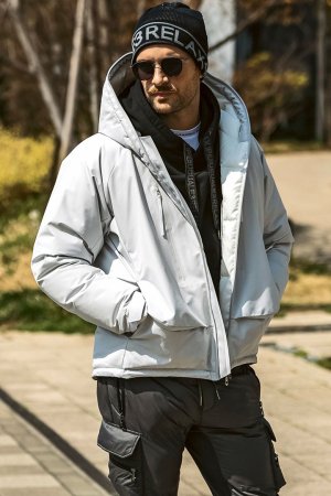 画像10: 1piu1uguale3 RELAX ウノピゥウノウグァーレトレ リラックス × +phenix ダウンパーカー WINDSTOPPER プロダクト by GORE-TEX LABS /ウィンドストッパー/ゴアテックス{-BEA}