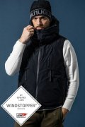 1piu1uguale3 RELAX ウノピゥウノウグァーレトレ リラックス × +phenix スタンドネックダウンベスト WINDSTOPPER プロダクト by GORE-TEX LABS /ウィンドストッパー/ゴアテックス{-BEA}